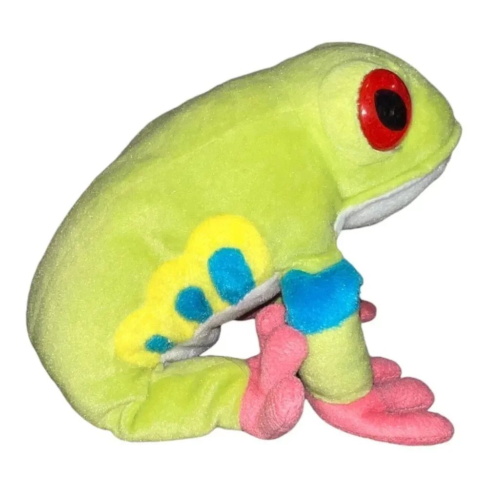 Wild Republic Red-Eyed Tree Frog Plush 12